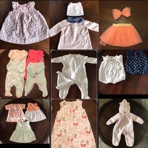 Baby girl clothes bundle (16 pcs)